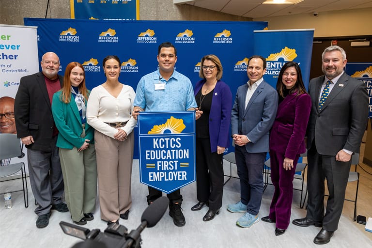 KCTCS Education First Employer presentation group photo